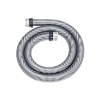 Vacuum cleaner hose, silver finish, 1.8 m