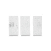 Dust compartment filters, 3 pieces, for vacuum cleaner