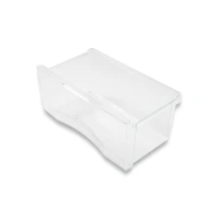 Lower drawer 412 × 240 × 185/165 mm for refrigerator or fridge-freezer