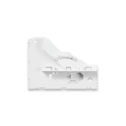 Flush-mounted Lotus white grip for washing machine