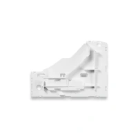 Flush-mounted Lotus white grip for washing machine