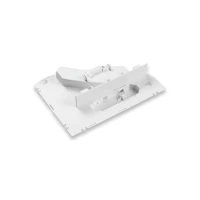 Flush-mounted Lotus white grip for washing machine