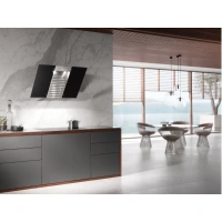 Hota Cu Montare Pe Perete Da 6096 W Wing Negru Obsidian