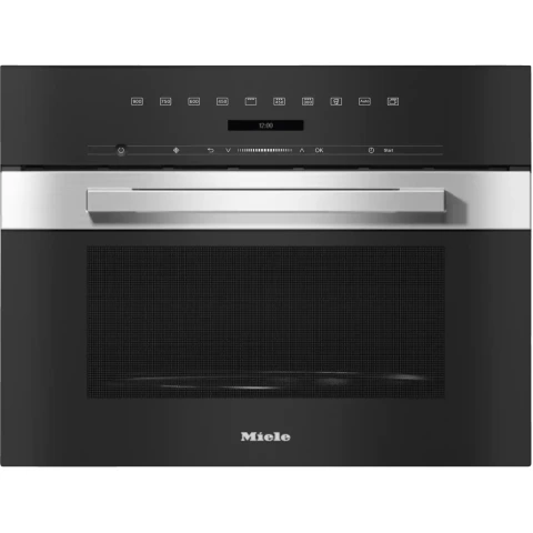 Built-in Microwave Oven M 7244 Tc Obsidian Black Oțel inoxidabil