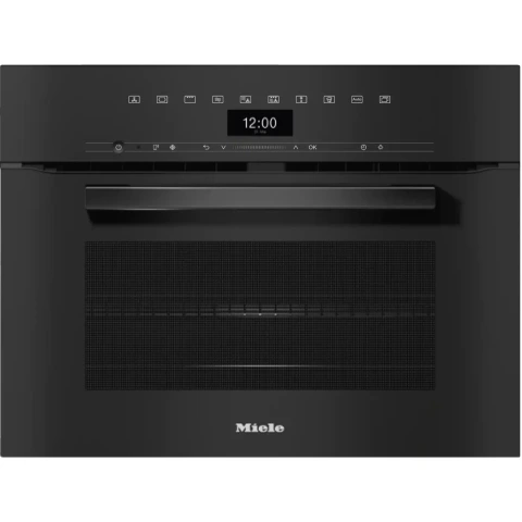 Cuptor Combi Cu Microunde Compact H 7440 Bm Negru Obsidian