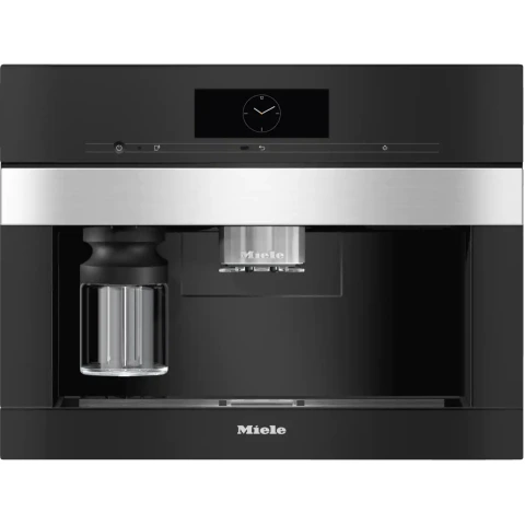 Espressor încorporat Miele CVA 7845 cu DirectWater din Oțel inoxidabil Clean Steel