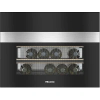 Unitate de păstrare a vinurilor încorporabilă, înălțime nișă 45 cm KWT 7112 iG Oțel pătat CleanSteel sticlă