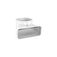Adaptor conducte plate