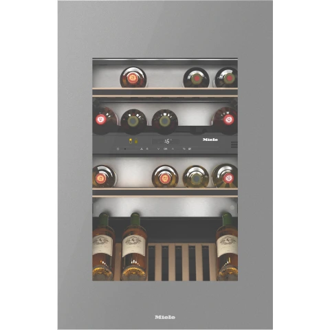 Unitate De Pastrare A Vinurilor Incorporabila Inaltime Nisa 88 Cm Kwt 6422 Ig Sticla Gri Grafit