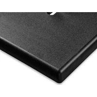 Intense black plinth for dishwashers