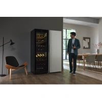 Unitate De Vinuri De Sine Statatoare Kwts 4785 F Negru Obsidian Sticla