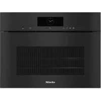 Compact Combi Steam Oven Without Handle With Water And Drain Connection Dgc 7845 Hcx Pro Obsidian Black