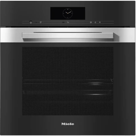 Combi Steam Oven With Water Connection And Drain Dgc 7865 Hc Pro Obsidian Black Oțel inoxidabil