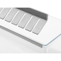 Door shelves for refrigerators and freezers
