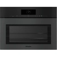 Compact Combi Steam Oven Without Handle With Water And Drain Connection Dgc 7845 Hcx Pro Obsidian Black