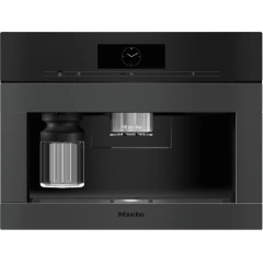 Espressor încorporat Miele CVA 7845 cu DirectWater Negru obsidian mat