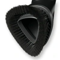 Dusting brush with flexible swivel joint