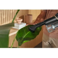 Dusting brush with flexible swivel joint