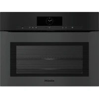 Cuptor combi cu microunde fără mâner H 7840 BMX Negru obsidian mat