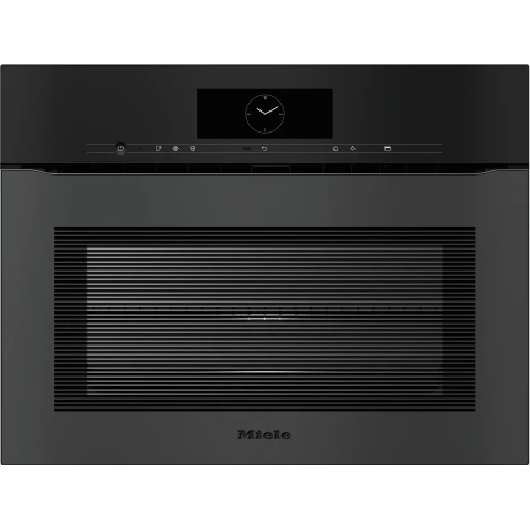 Cuptor combi cu microunde fără mâner H 7840 BMX Negru obsidian mat
