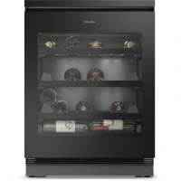 Unitate De Pastrare A Vinurilor Incorporabila Sub Blat Inaltime Nisa 82 88 Cm Kwtus 7054 F Negru Obsidian Sticla