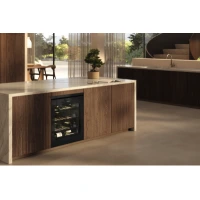 Unitate De Pastrare A Vinurilor Incorporabila Sub Blat Inaltime Nisa 82 88 Cm Kwtus 7054 F Negru Obsidian Sticla