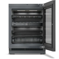 Unitate De Pastrare A Vinurilor Incorporabila Sub Blat Inaltime Nisa 82 88 Cm Kwtus 7096 E Negru Obsidian Sticla