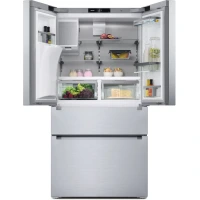 Combină frigorifică French Door KFFD 6765 Inox/CleanSteel