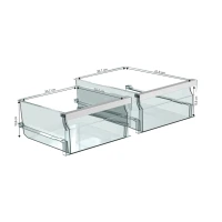 Combină frigorifică French Door KFFD 6765 Inox/CleanSteel